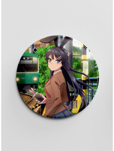 Значок Негідники не мріють про шляхетних кроличок 6 (Seishun Buta Yarou wa Bunny Girl Senpai no Yume wo Minai)