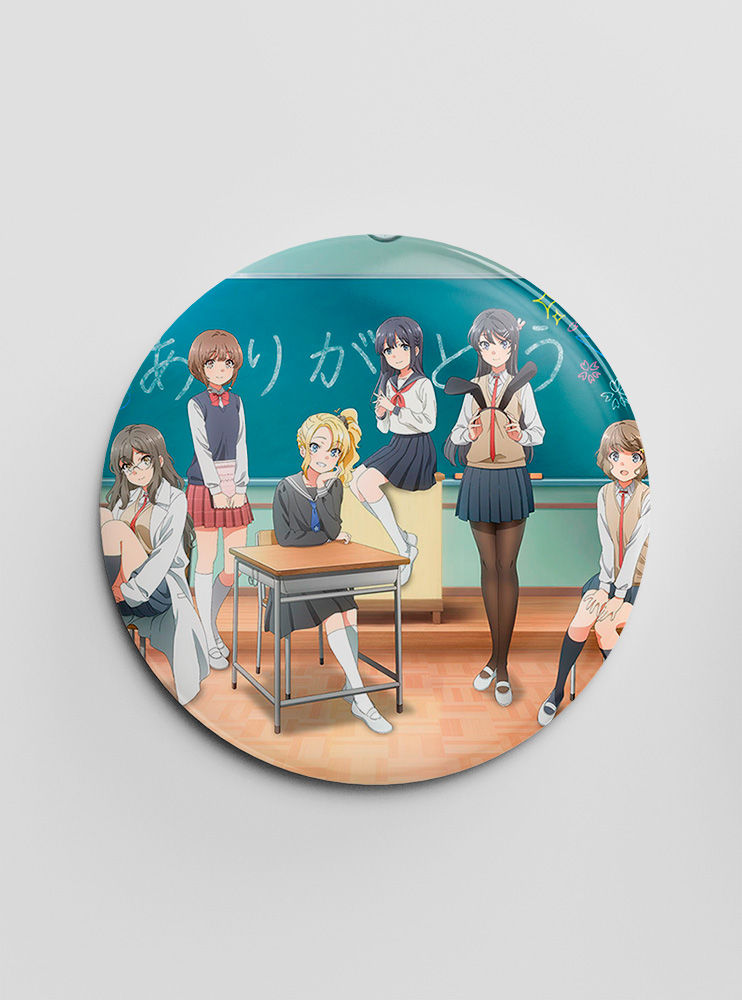 Значок Негідники не мріють про шляхетних кроличок 7 (Seishun Buta Yarou wa Bunny Girl Senpai no Yume wo Minai)