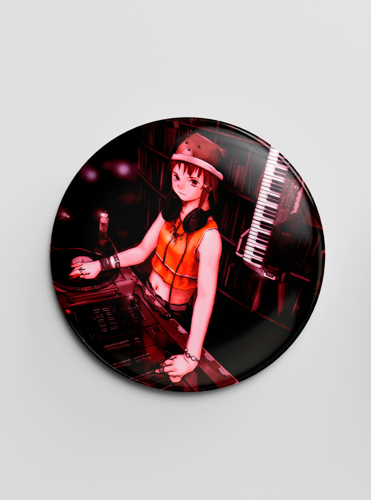 Значок Експерименти Лейн 10 (Serial Experiments Lain)