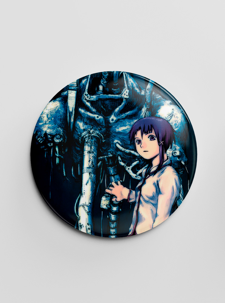 Значок Експерименти Лейн 15 (Serial Experiments Lain)