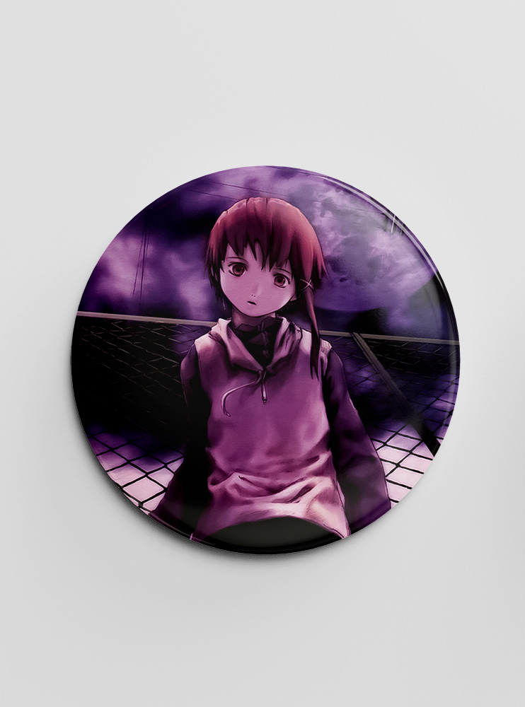 Значок Експерименти Лейн 8 (Serial Experiments Lain)