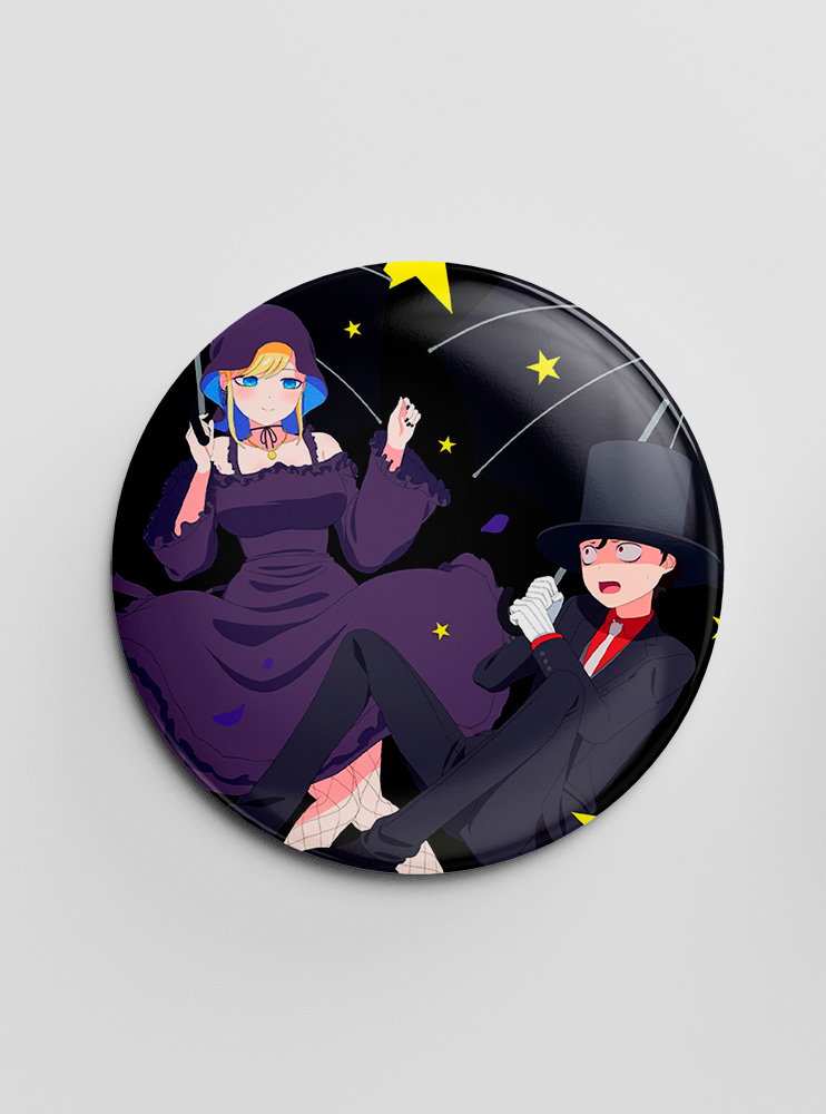 Значок Герцог Смерті і його темна покоївка 4 (Shinigami Bocchan to Kuro Maid)