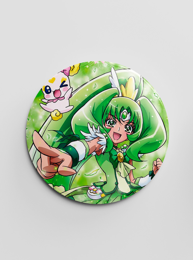 Значок Веселі дітки-таблетки! 7 (Smile PreCure!)