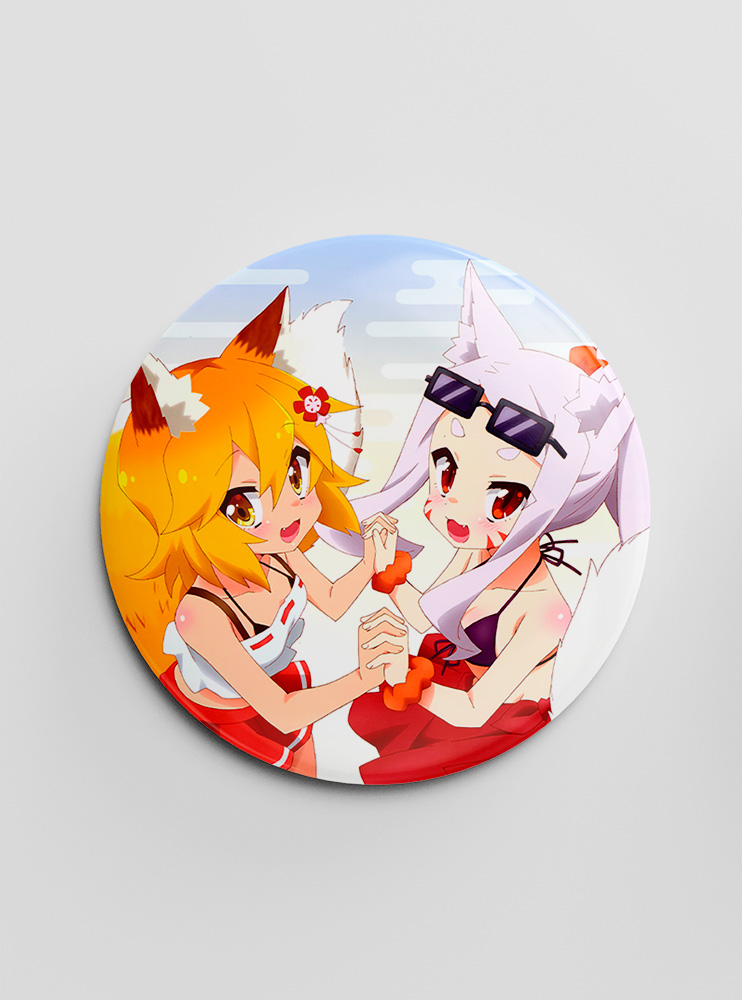Значок Надміру турботливе хвостате Божество 10 (The Helpful Fox Senko-san)