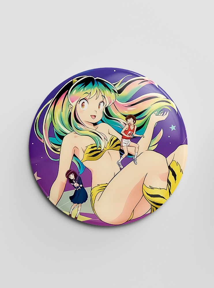 Значок Нестерпні прибульці 3 (Urusei Yatsura)