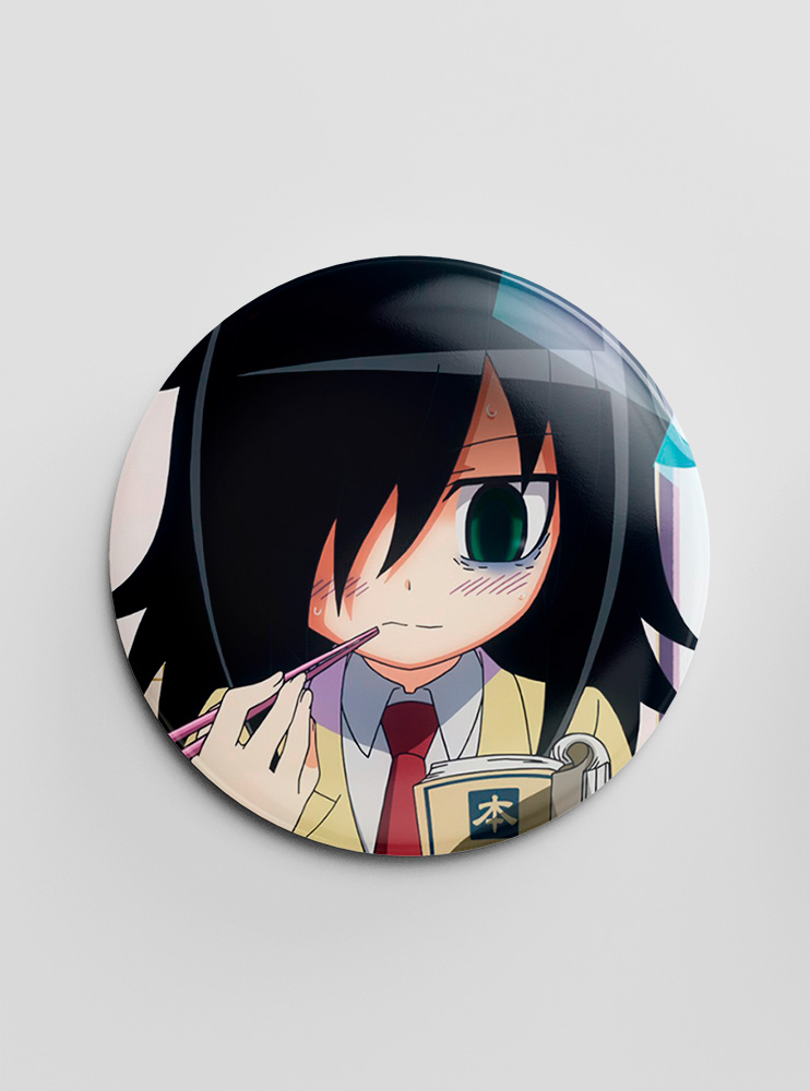 Значок Це провина не моя, що не популярна я! (Watashi ga Motenai no wa Dou Kangaetemo Omaera ga Warui)
