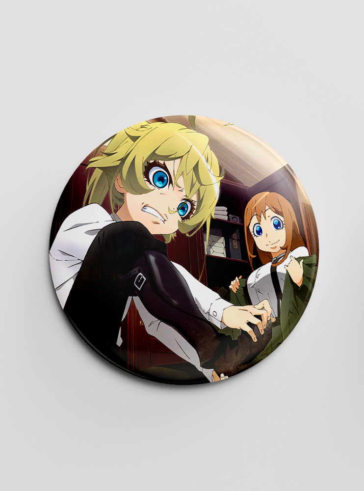 Значок Військова історія маленької дівчинки 6 (Youjo Senki)