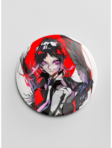 Значок "Літературні генії Бродячі Пси" 101 (Bungou Stray Dogs)