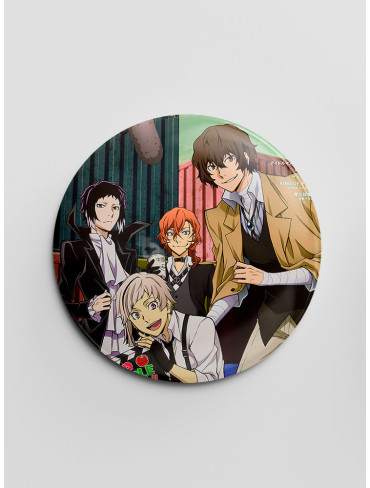 Значок Літературні генії Бродячі Пси 107 (Bungou Stray Dogs)