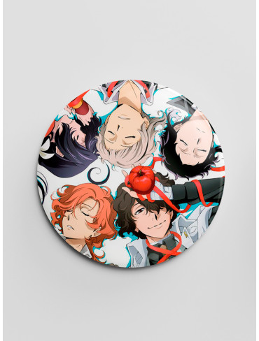 Значок Літературні генії Бродячі Пси 109 (Bungou Stray Dogs)