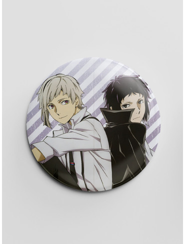 Значок Літературні генії Бродячі Пси 111 (Bungou Stray Dogs)