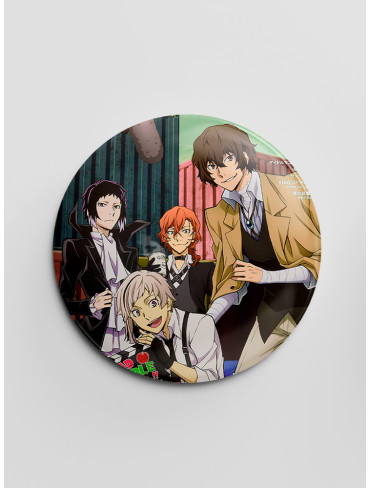Значок Літературні генії Бродячі Пси 118 (Bungou Stray Dogs)