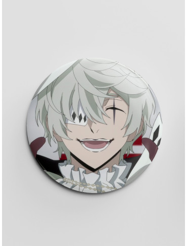 Значок Літературні генії Бродячі Пси 123 (Bungou Stray Dogs)
