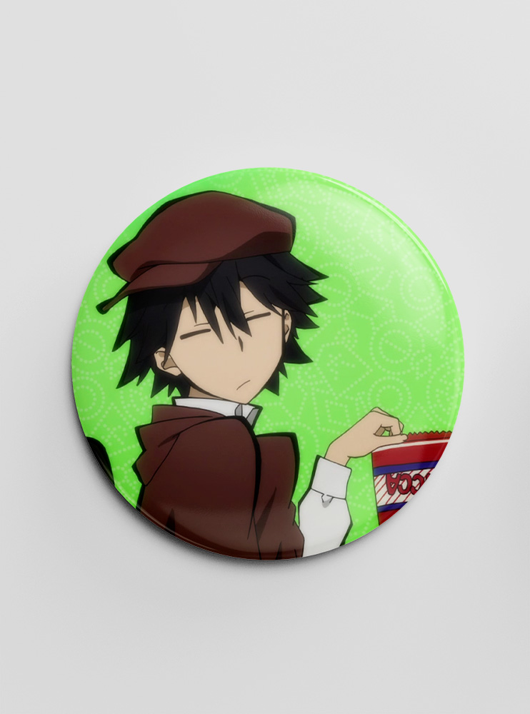 Значок Літературні генії Бродячі Пси 134 (Bungou Stray Dogs)