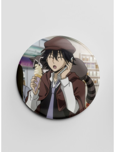 Значок Літературні генії Бродячі Пси 138 (Bungou Stray Dogs)