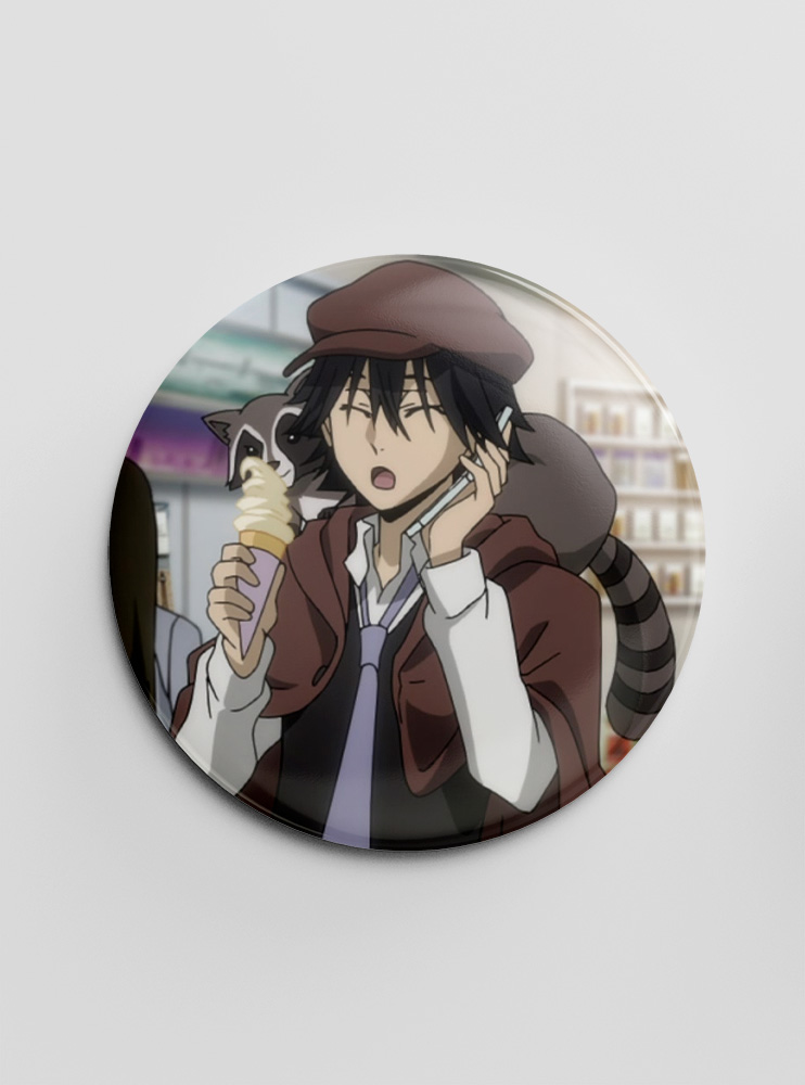 Значок Літературні генії Бродячі Пси 138 (Bungou Stray Dogs)