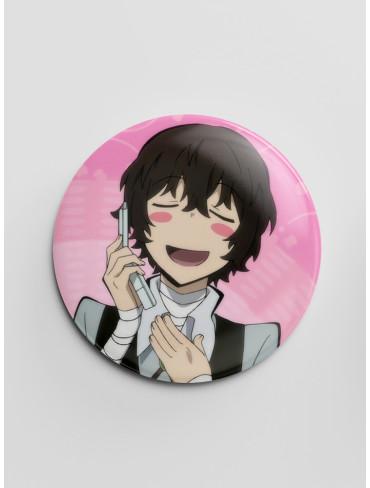 Значок Літературні генії Бродячі Пси 140 (Bungou Stray Dogs)