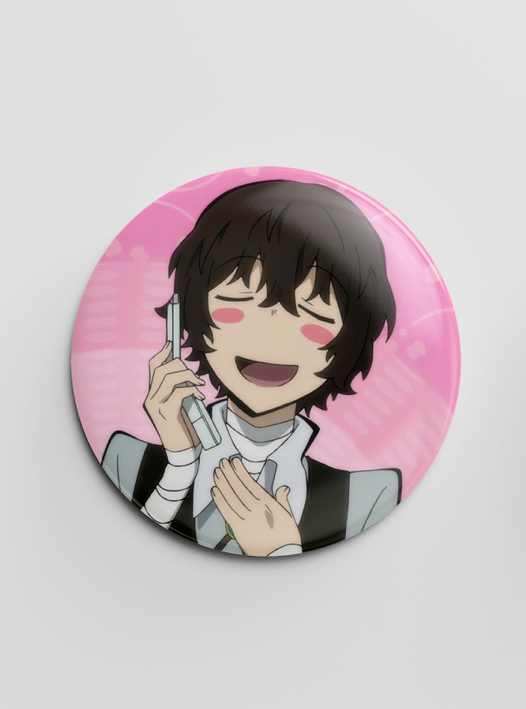 Значок Літературні генії Бродячі Пси 140 (Bungou Stray Dogs)