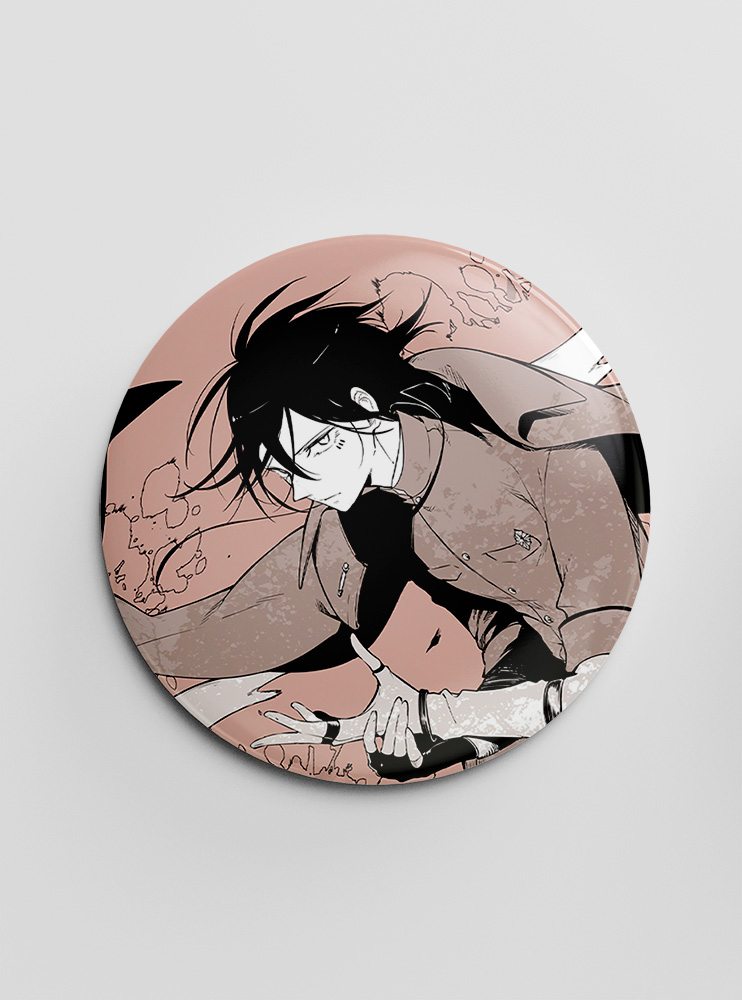 Значок "Літературні генії Бродячі Пси" 72 (Bungou Stray Dogs)