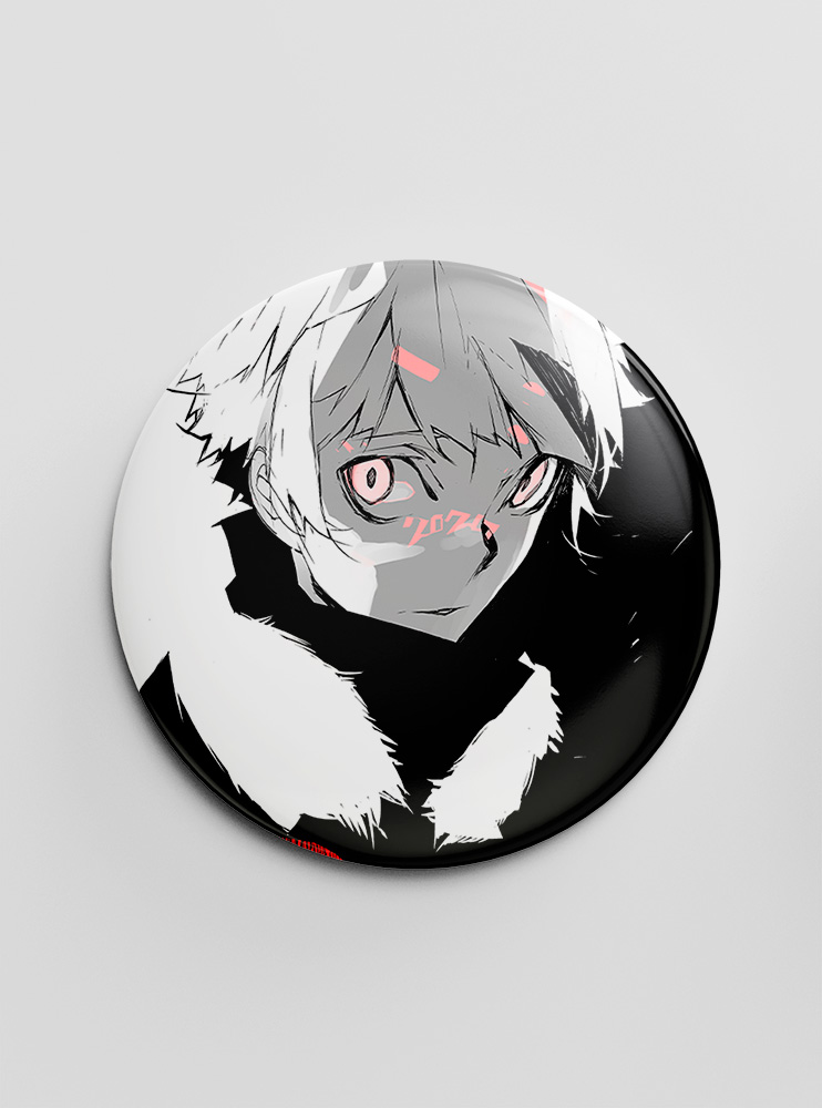 Значок "Літературні генії Бродячі Пси" 78 (Bungou Stray Dogs)