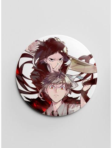 Значок "Літературні генії Бродячі Пси" 86 (Bungou Stray Dogs)