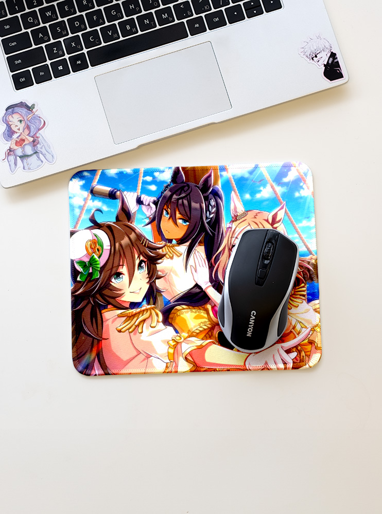 Килимок 21*24см Кобилички. Доленосне дербі 2 (Uma Musume: Pretty Derby)