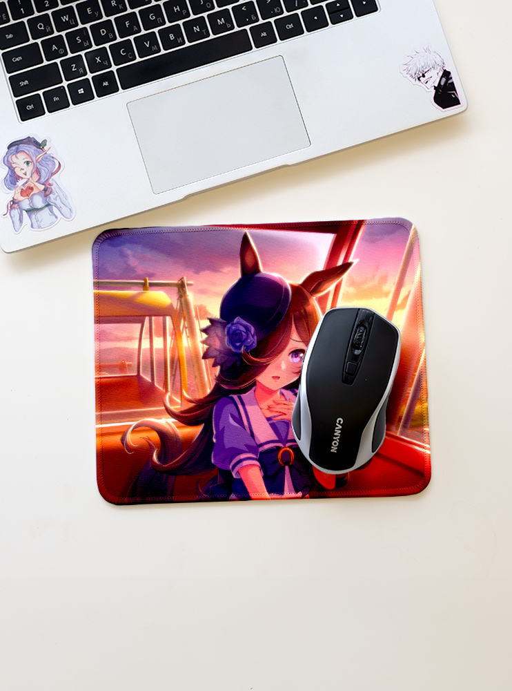 Килимок 21*24см Кобилички. Доленосне дербі 17 (Uma Musume: Pretty Derby)