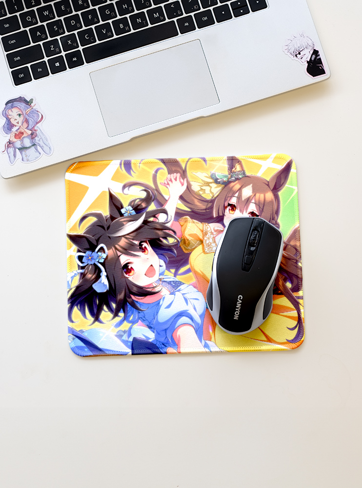 Килимок 21*24см Кобилички. Доленосне дербі 27 (Uma Musume: Pretty Derby)