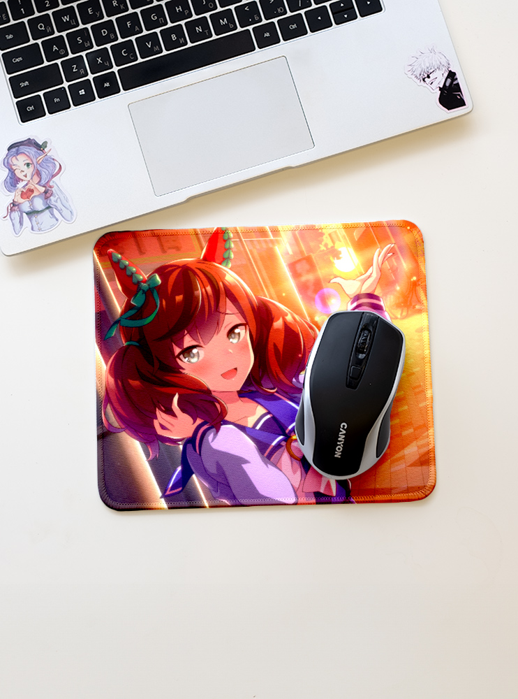 Килимок 21*24см Кобилички. Доленосне дербі 32 (Uma Musume: Pretty Derby)