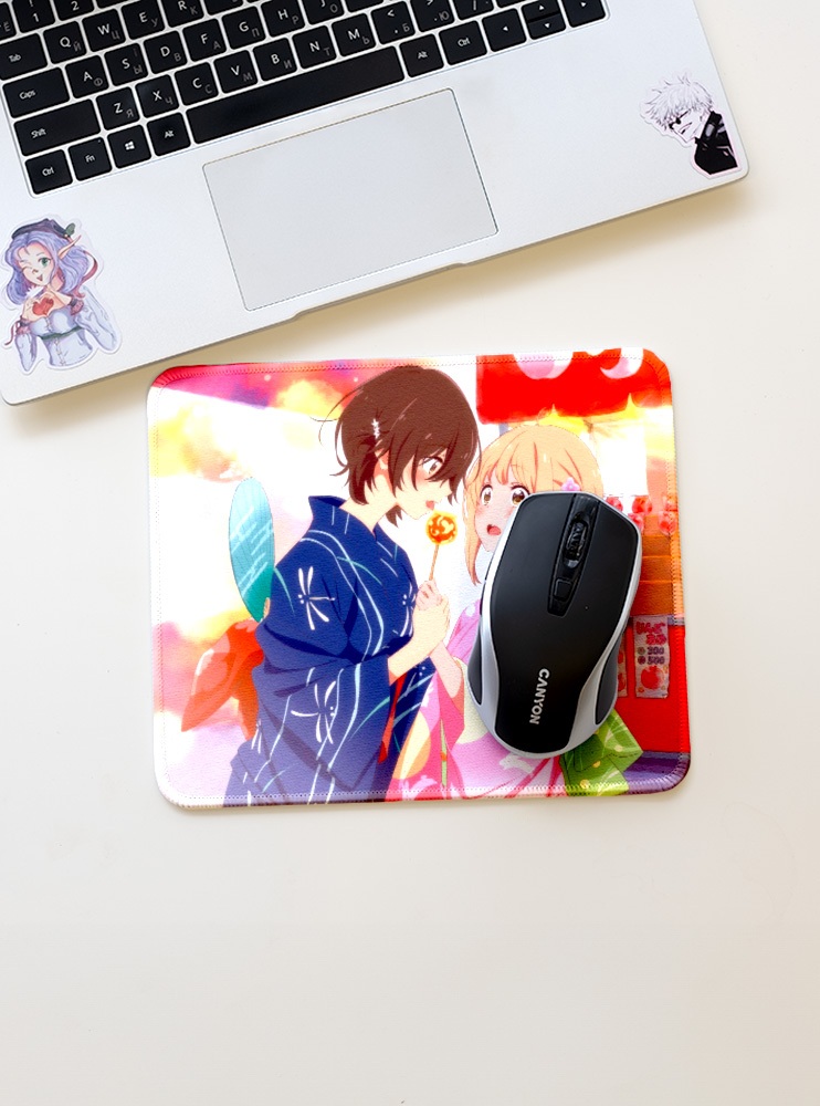 Килимок 21*24см Касе-сан та Ранкове Сяйво (Asagao to Kase-san)