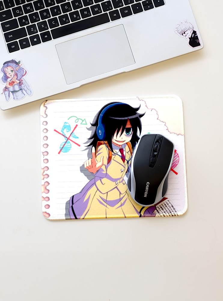 Килимок 21*24см Це провина не моя, що не популярна я! (Watashi ga Motenai no wa Dou Kangaetemo Omaera ga Warui)