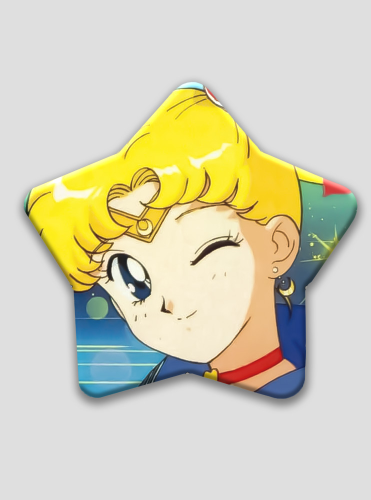 Значок зірка Сейлор Мун 3 (Sailor Moon)