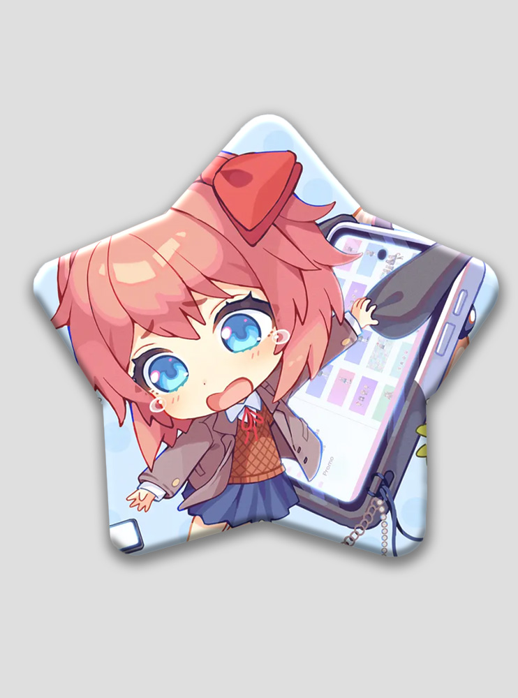 Значок зірка Doki Doki Літературний клуб! 4 (Doki Doki Literature Club!)