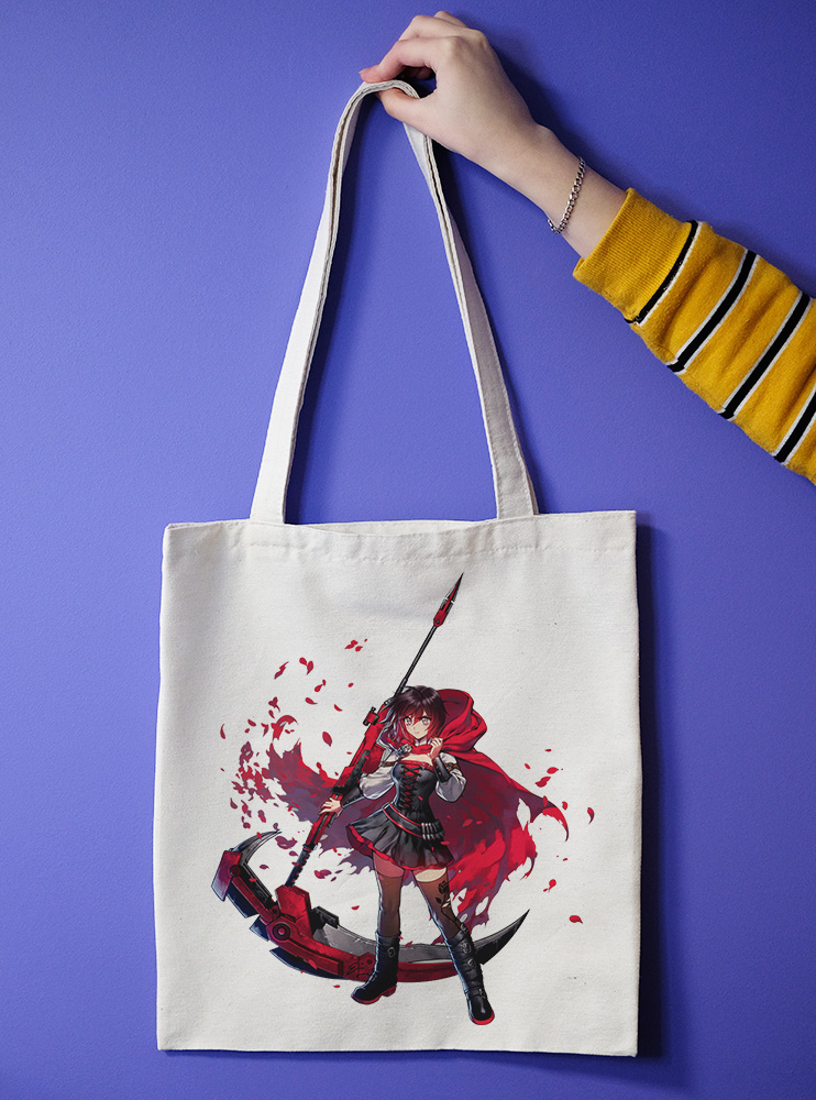 Шопер Червоний жовтий білий чорний (RWBY)