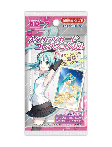 Оригінальні колекційні картки Ensky Hatsune Miku Metallic Card Collection
