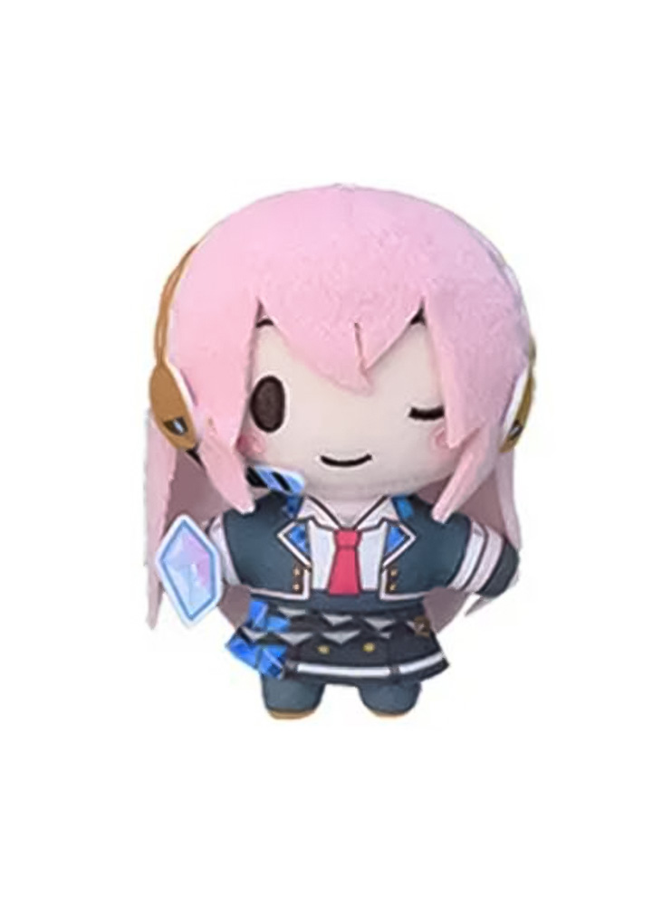 М'яка іграшка SEGA Gekijouban Project Sekai Kowareta Sekai to Utaenai Miku - Megurine Luka - Fuwa Puchi Mascot