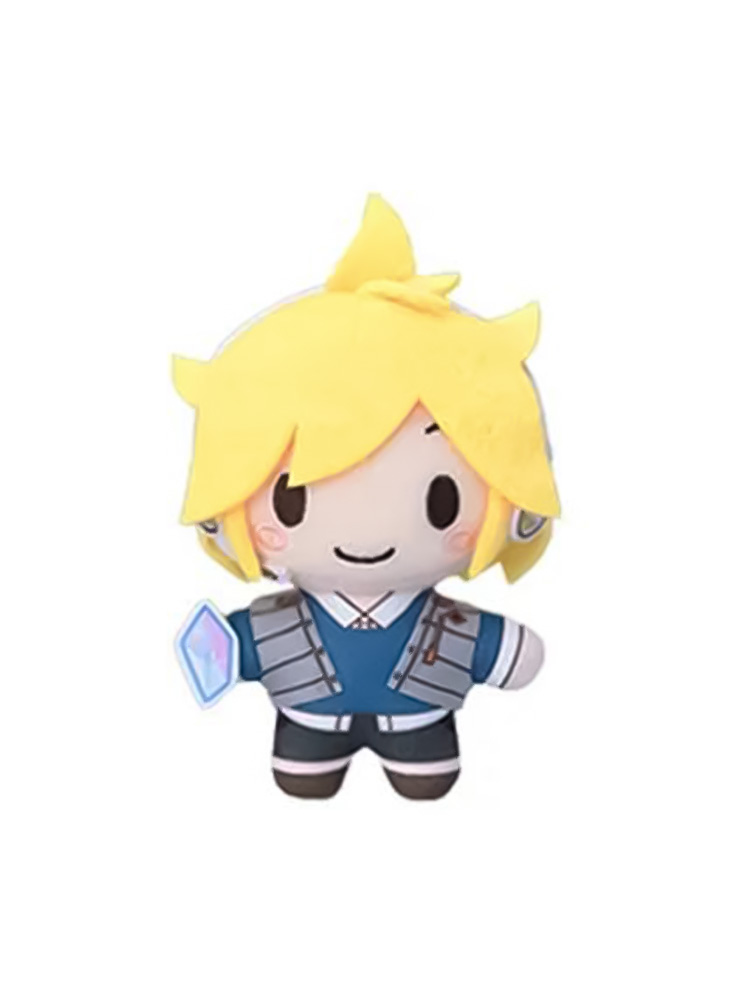 М'яка іграшка SEGA Gekijouban Project Sekai Kowareta Sekai to Utaenai Miku - Kagamine Len - Fuwa Puchi Mascot 2