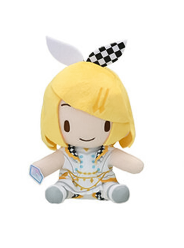 М'яка іграшка SEGA Gekijouban Project Sekai Kowareta Sekai to Utaenai Miku Fuwa Puchi Mini Nuigurumi Virtual Singer Vol.2 - Kagamine Rin
