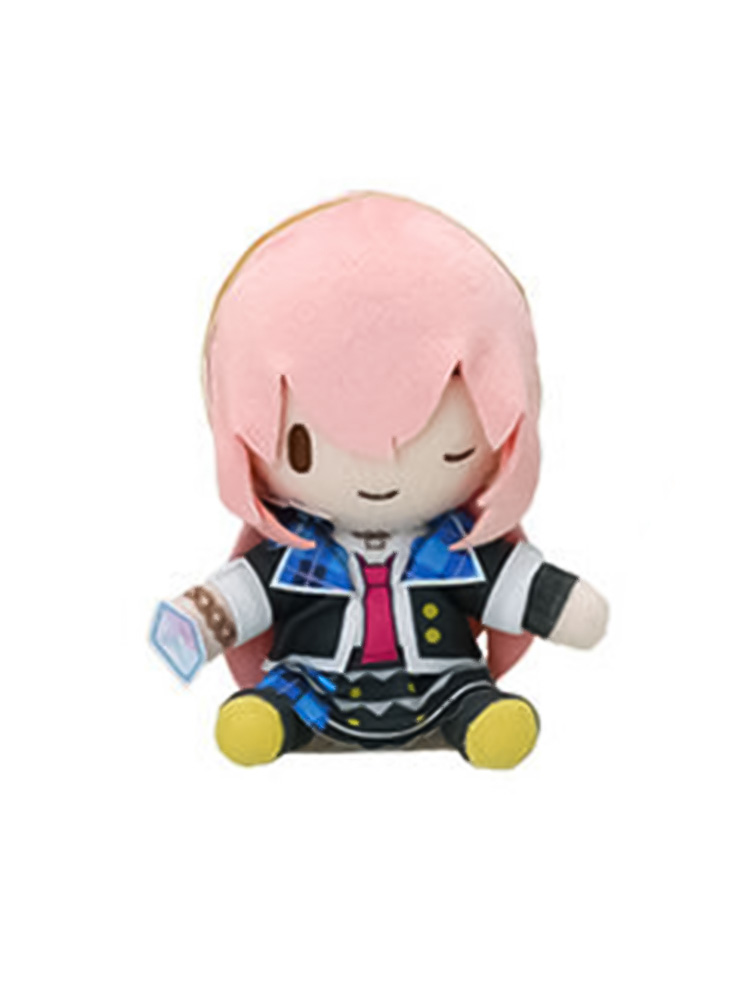М'яка іграшка SEGA Gekijouban Project Sekai Kowareta Sekai to Utaenai Miku Fuwa Puchi Mini Nuigurumi Virtual Singer Vol.2 - Megurine Luka
