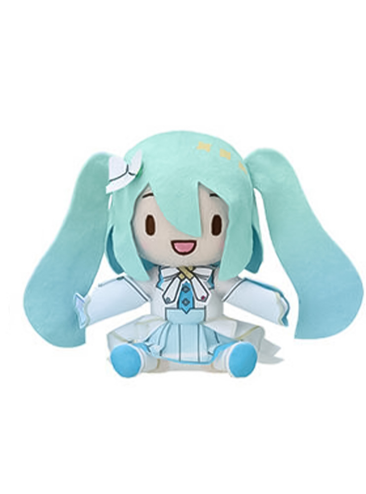 М'яка іграшка SEGA Gekijouban Project Sekai Kowareta Sekai to Utaenai Miku Fuwa Puchi Mini Nuigurumi Virtual Singer Vol.2 - Hatsune Miku