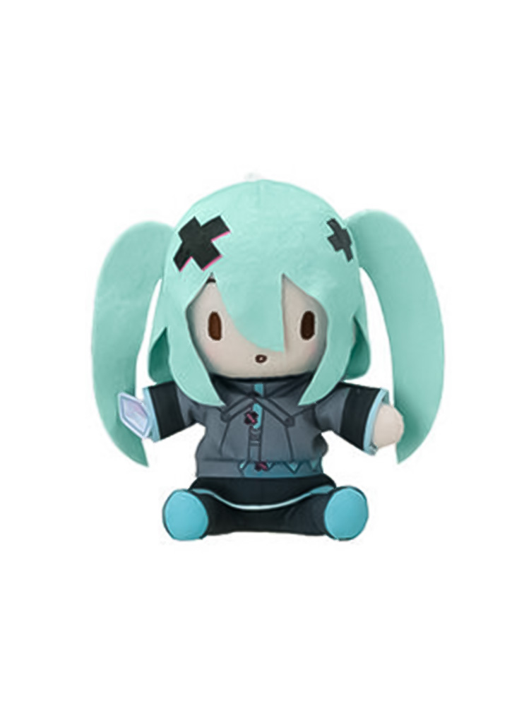 М'яка іграшка SEGA Gekijouban Project Sekai Kowareta Sekai to Utaenai Miku Fuwa Puchi Mini Nuigurumi Virtual Singer Vol.1 - Hatsune Miku