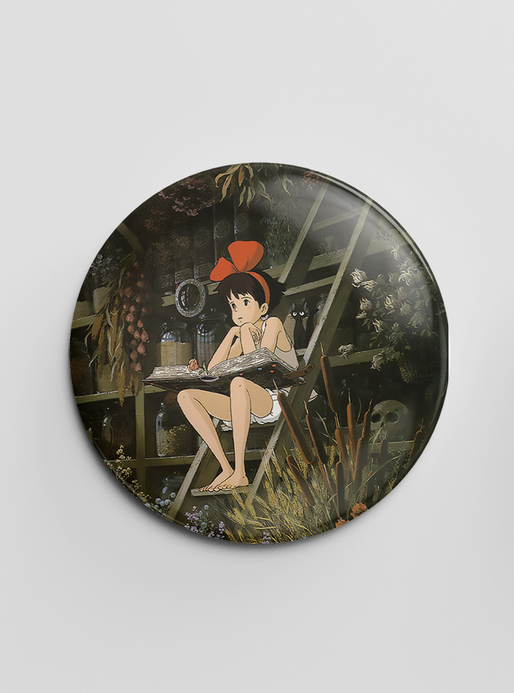 Значок Відьмина служба доставки 8 (Kiki’s Delivery Service)