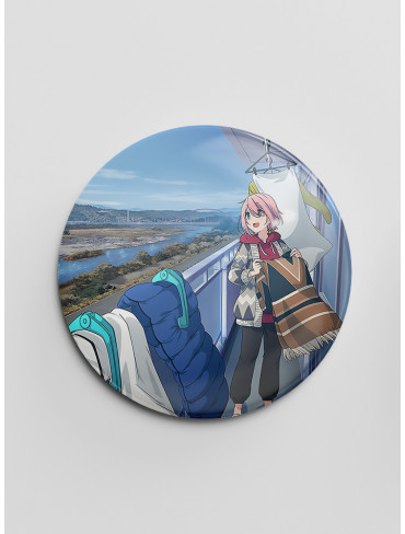 Значок Дівчачий Табір (Yuru Camp)