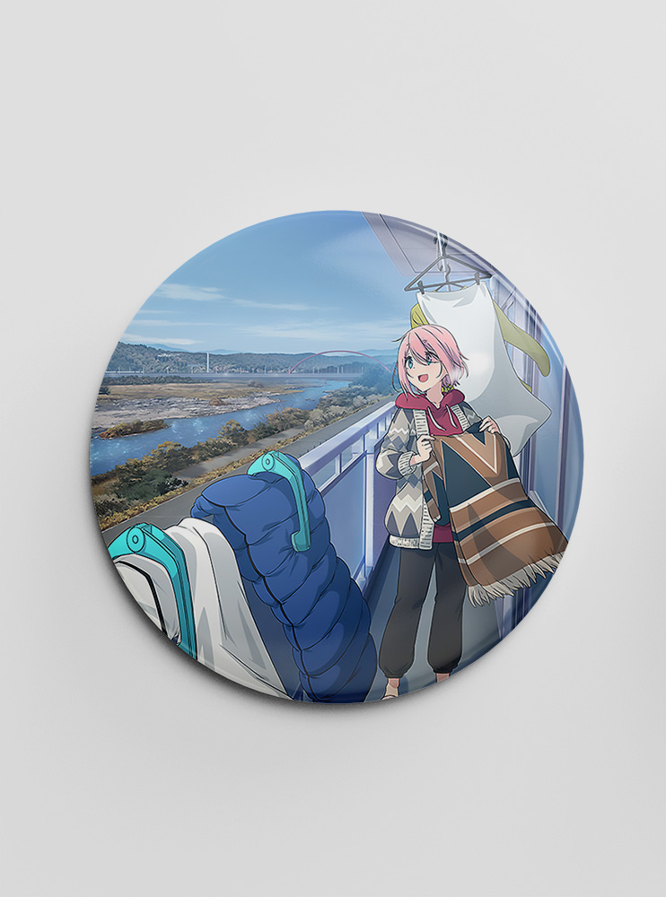 Значок Дівчачий Табір (Yuru Camp)