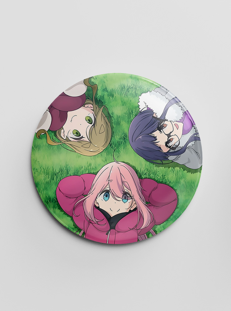 Значок Дівчачий Табір 8 (Yuru Camp)