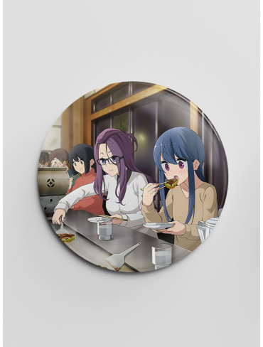 Значок Дівчачий Табір 9 (Yuru Camp)