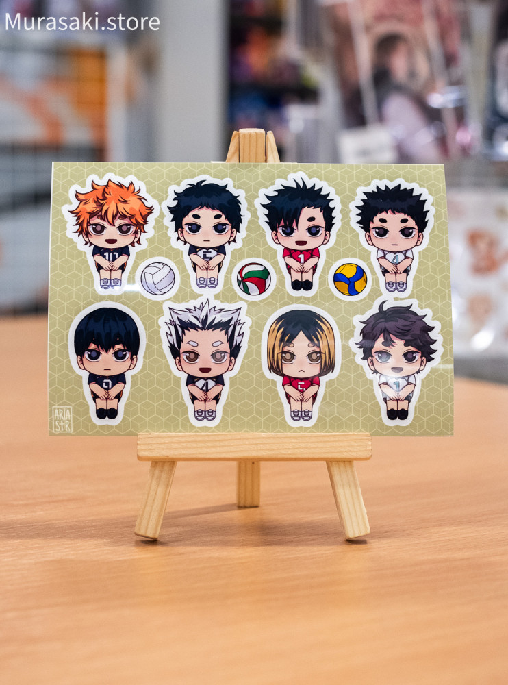 Авторський стікерпак Волейбол (Haikyuu) / ariastr