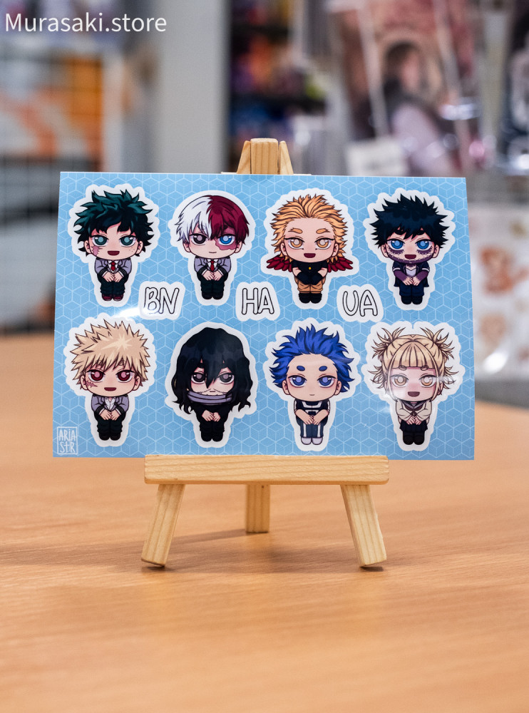 Авторський стікерпак Моя геройська академія (Boku no Hero Academia) / ariastr