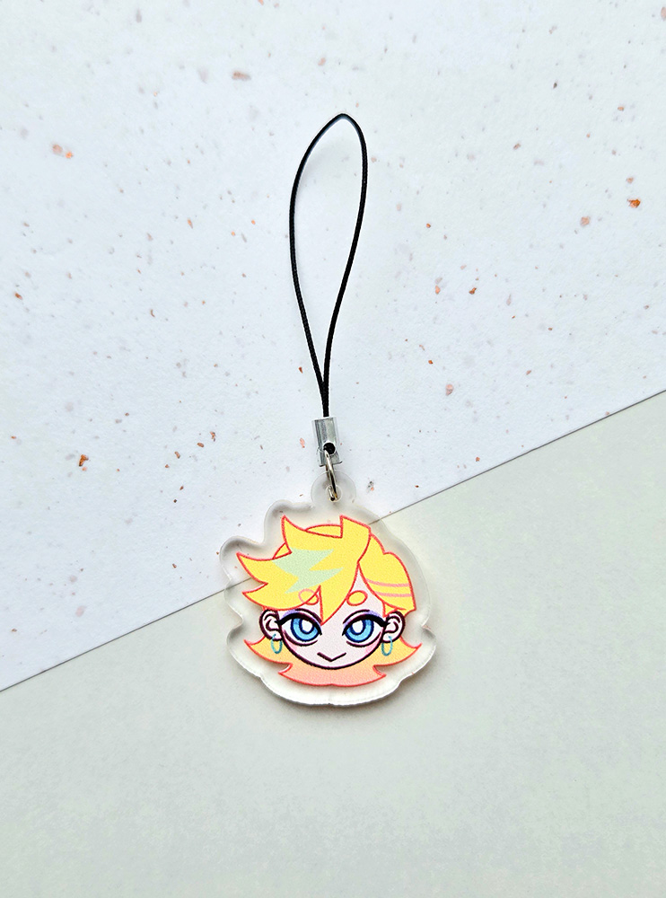 Авторський брелок на телефон Трусяшка (Panty and Stocking) / ariastr Авторський брелок на телефон Трусяшка (Panty and Stocking) / ariastr