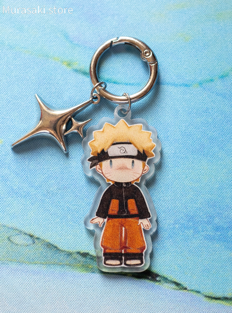Авторський акриловий брелок Наруто (Naruto) / Kisyundra